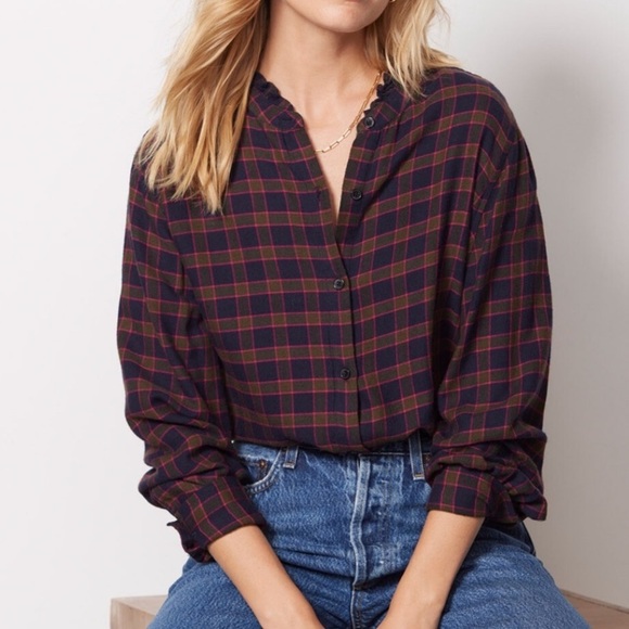 RAILS Andi Plaid Button Down Shirt Medium - Picture 3 of 11